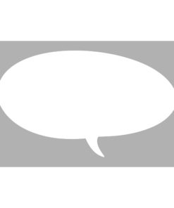 Marabu Schablone Speech Bubble, 40x66 cm, zum Schablonieren