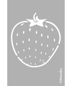 Marabu Schablone Strawberry 10 x15 cm, zum Schablonieren
