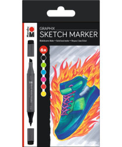 Marabu Sketch Marker-Set HEAT