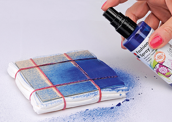 Fashion Spray in Blau.