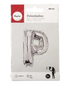 Folienballon Buchstabe P, zum Befüllen mit Luft