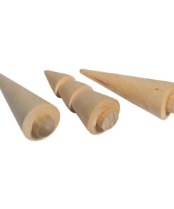 3 Tannenbäume aus Holz