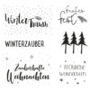 Rayher Clear Stamps Weihnachtsgrüße für Scrapbooking