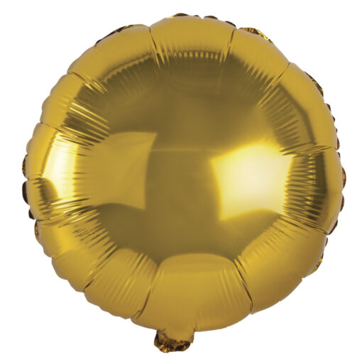 Folienballon gold, zum Befüllen mit Luft oder Helium
