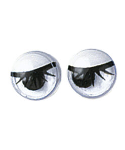 Wackelaugen mit Wimpern, 7mm,, zum Kleben