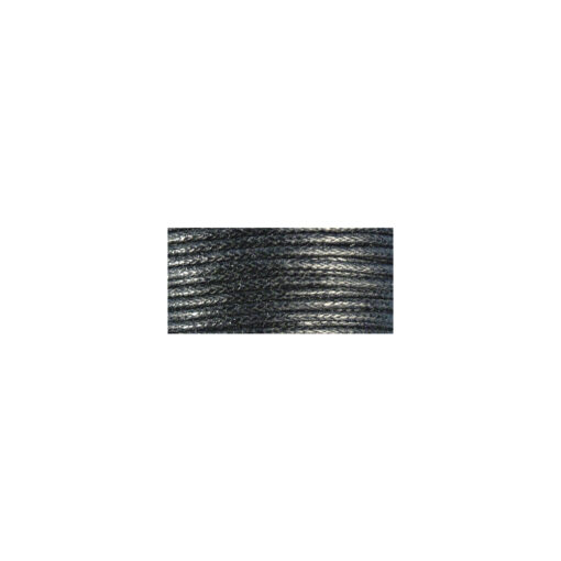 Baumwollkordel, gewachst, 1mm, SB-Karte 20 m, schwarz