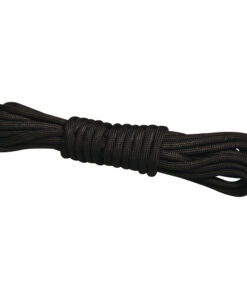 Paracord Kordel, schwarz, zur Flechttechnik