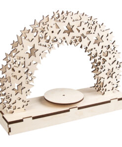 Rayher 3D Holz-Bausatz Sterne, natur