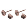 Ohrstecker mit Platine, 6mm Ø, zur Schmuckgestaltung