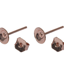 Ohrstecker mit Platine, 6mm Ø, zur Schmuckgestaltung