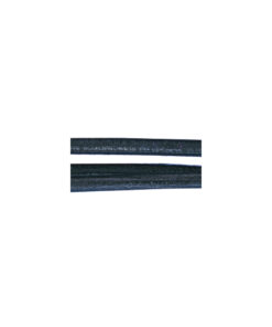 Rundriemen aus Ziegenleder, 1,5mm schwarz
