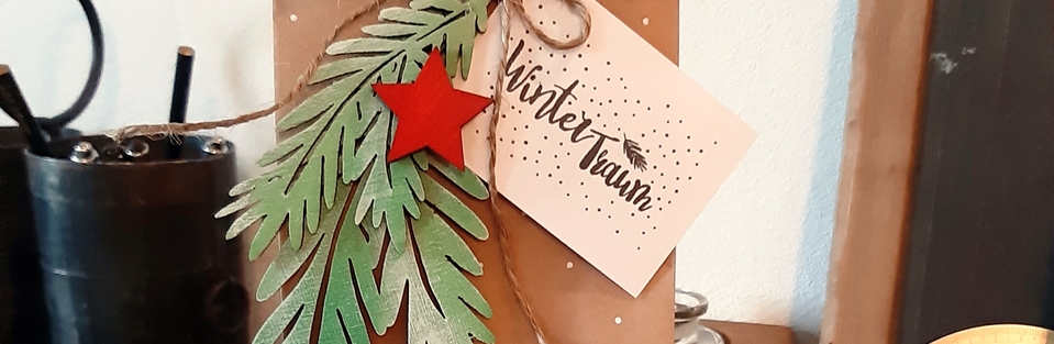 Clear Stamps — Geschenkverpackung für die Weihnachtszeit