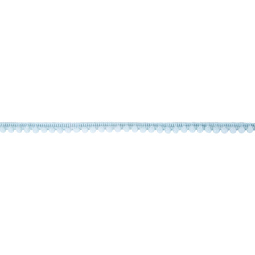 Rayher Mini Pompon-Borte, 3m, hellblau