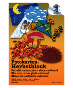 Ursus Fotokarton-Block, Herbst, 23x33 cm