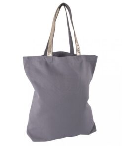 Canvas Baumwolltasche in grau