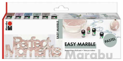 Marabu Starter-Set Easy Marble, zum Marmorieren