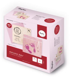 Rayher Abdruckset "Baby", pink, 10-teilig