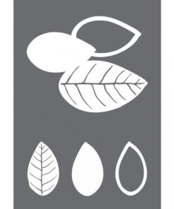 Siebdruckschablone Blätter