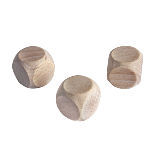 Natur-Holzwürfel zum Basteln