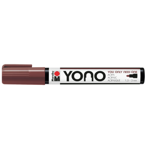 Marabu YONO, Acrylmalstift in Braun