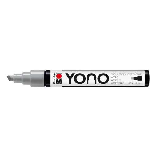Marabu YONO Marker grau, mit Keilspitze, 0,5-5 mm