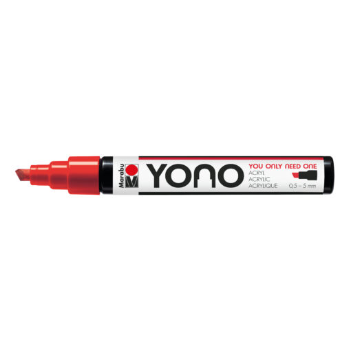 Marabu YONO Marker Kirsche, mit Keilspitze, 0,5-5 mm