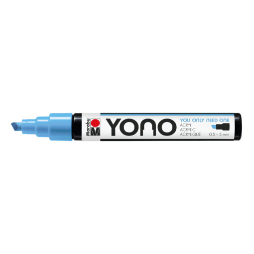 Marabu YONO Marker Pastelblau, mit Keilspitze, 0,5-5 mm