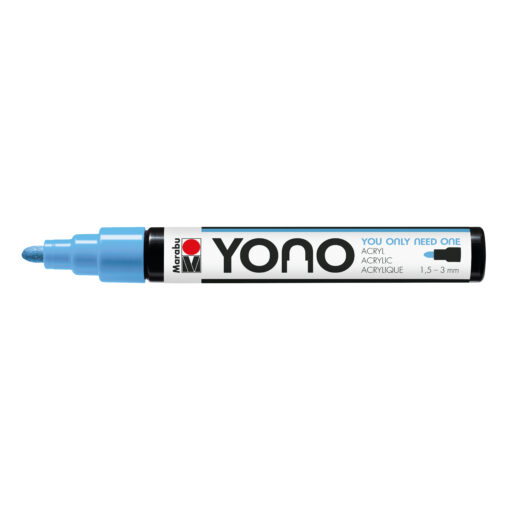 Marabu YONO Marker Pastelblau, mit Rundspitze 1,5-3mm
