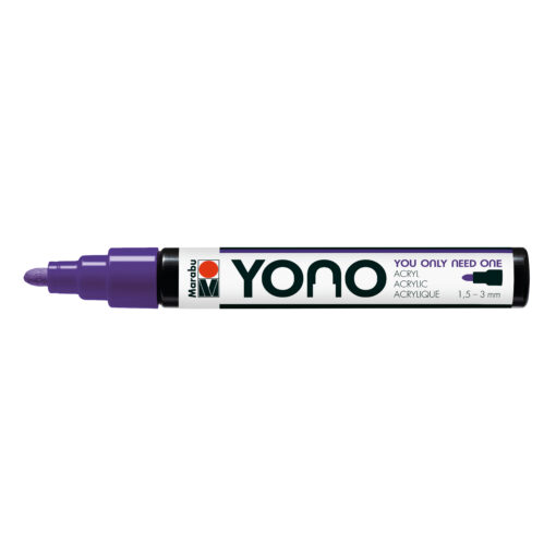 Marabu YONO Marker Violet, mit Rundspitze 1,5-3mm