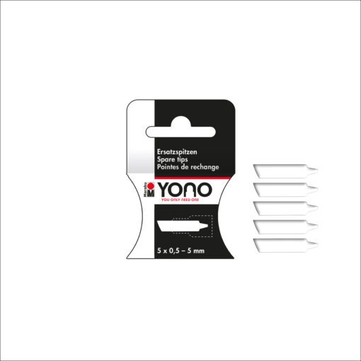 Marabu YONO Spitzen, 0,5 - 5 mm