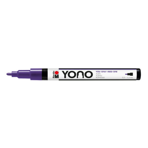 Marabu YONO Marker Violet, mit Rundspitze fein, 0,5-1,5 mm