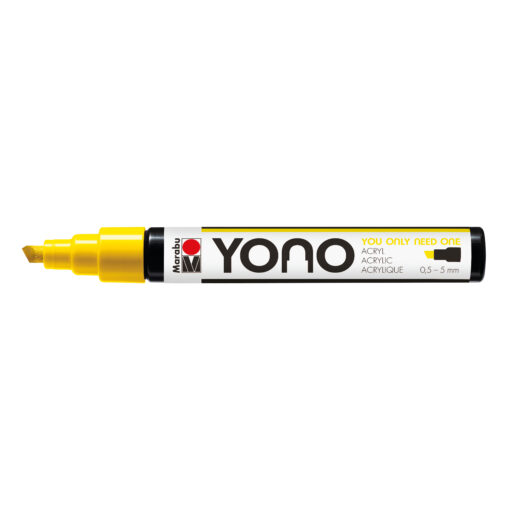 Marabu YONO Marker Gelb, mit Keilspitze, 0,5-5 mm