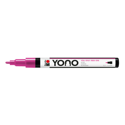 Marabu YONO Marker Magenta, mit Rundspitze fein, 1,5-3mm