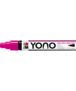 Marabu YONO Marker Neon-Pink mit Rundspitze, 1,5-3 mm