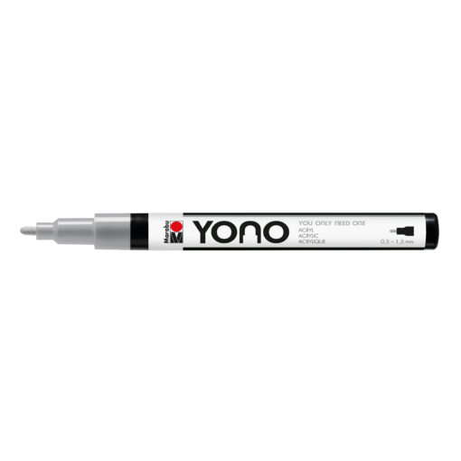 Marabu YONO Marker Grau, mit Rundspitze fein, 0,5-1,5 mm