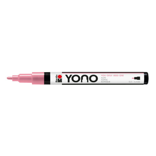Marabu YONO Marker Rosa, mit Rundspitze fein, 1,5-3mm