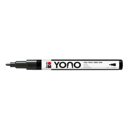 Marabu YONO Marker schwarz mit Rundspitze fein, 0,5-1,5 mmmm