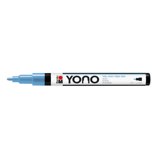 Marabu YONO Marker Pastelblau, mit Rundspitze fein, 0,5-1,5 mm
