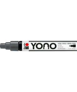 Marabu YONO Marker Dunkelgrau, mit Rundspitze 1,5-3mm