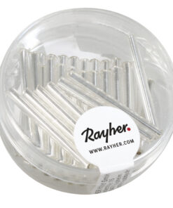 Rayher Glasstifte, silber, 25mm