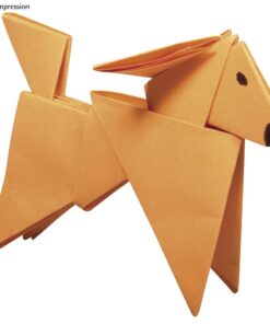 Origami Faltpapier Hund