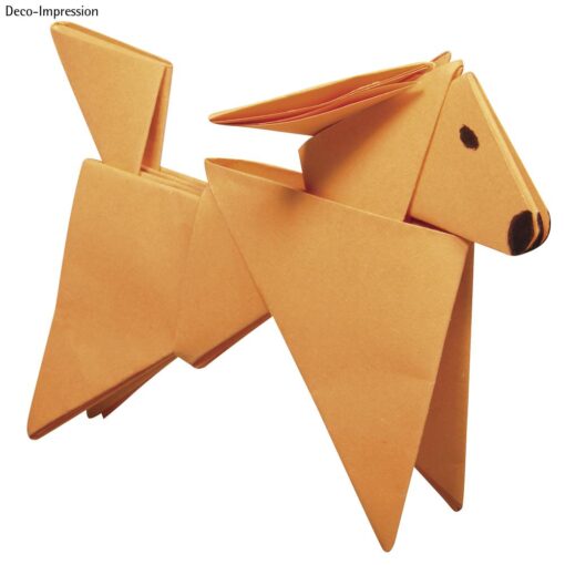 Origami Faltpapier Hund