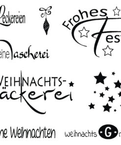 Transparente Stempel, Clear-Stamps, Weihnachten