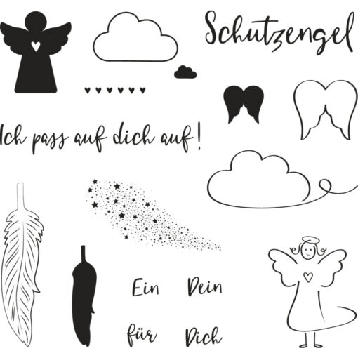 Clear Stamps Schutzengel