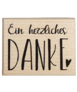 Stempel "Ein herzliches Danke"