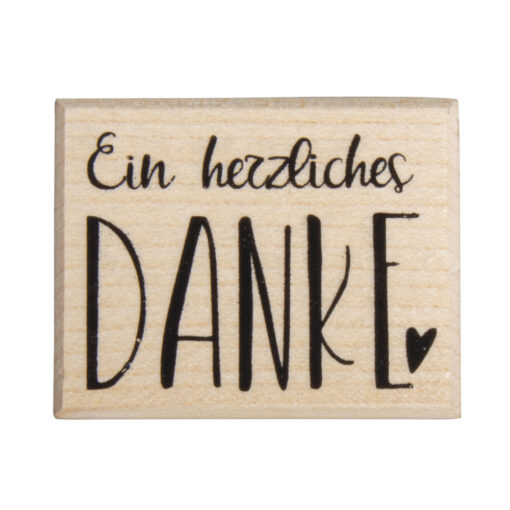 Stempel "Ein herzliches Danke"