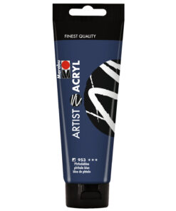 Künstleracrylfarbe 120 ml in Phthaloblau