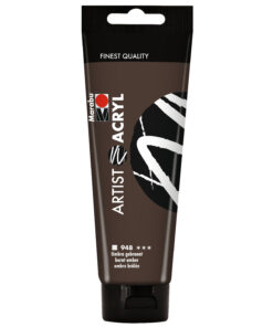 Künstleracrylfarbe 120 ml in Umbra gebrannt