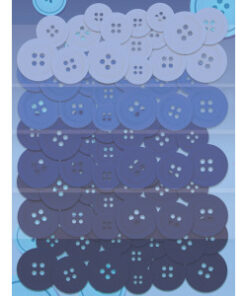 Ursus Knopf-Set in blau