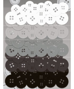 Ursus Knopf-Set in schwarz
